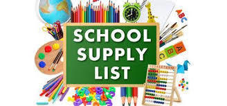 20-21 School Supply List