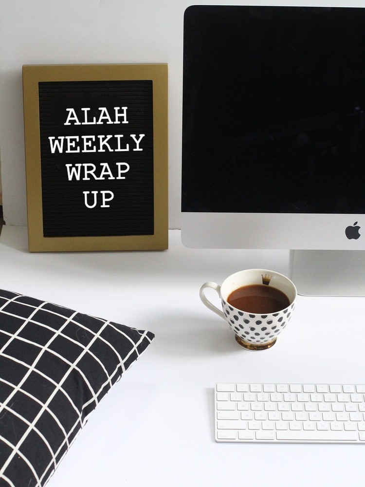 Weekly Wrap Up Sign