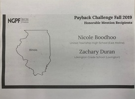 Duran receives Honorable Mention